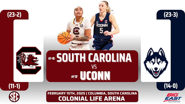 No. 4 South Carolina vs No. 7 UConn | NCAA Women's Basketball | 2.16.25