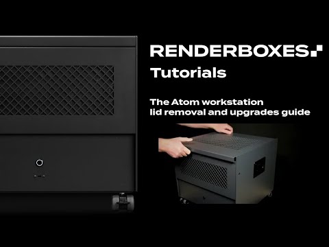 Renderboxes Atom lid removal and internal upgrade guide