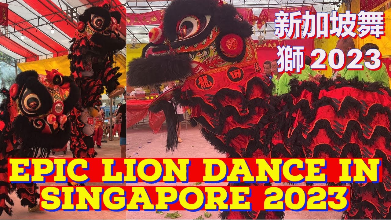EPIC LION DANCE AT COMMONWEALTH CRESCENT SINGAPORE 2023|SINGAPORE LION DANCE 2023|COMMONWEALTH 2023|