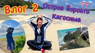 (Влог 2) Остров в Японии! Кагосима, Йоронто / остров морских черепах! #Окинава #японскиеочтрова