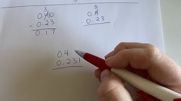 Lesson 102- Subtracting Decimal Numbers Using Zeros