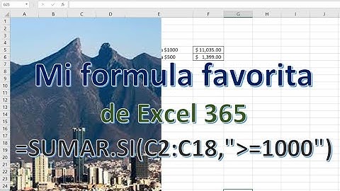 SUMAR.SI + Formato Condicional en Excel