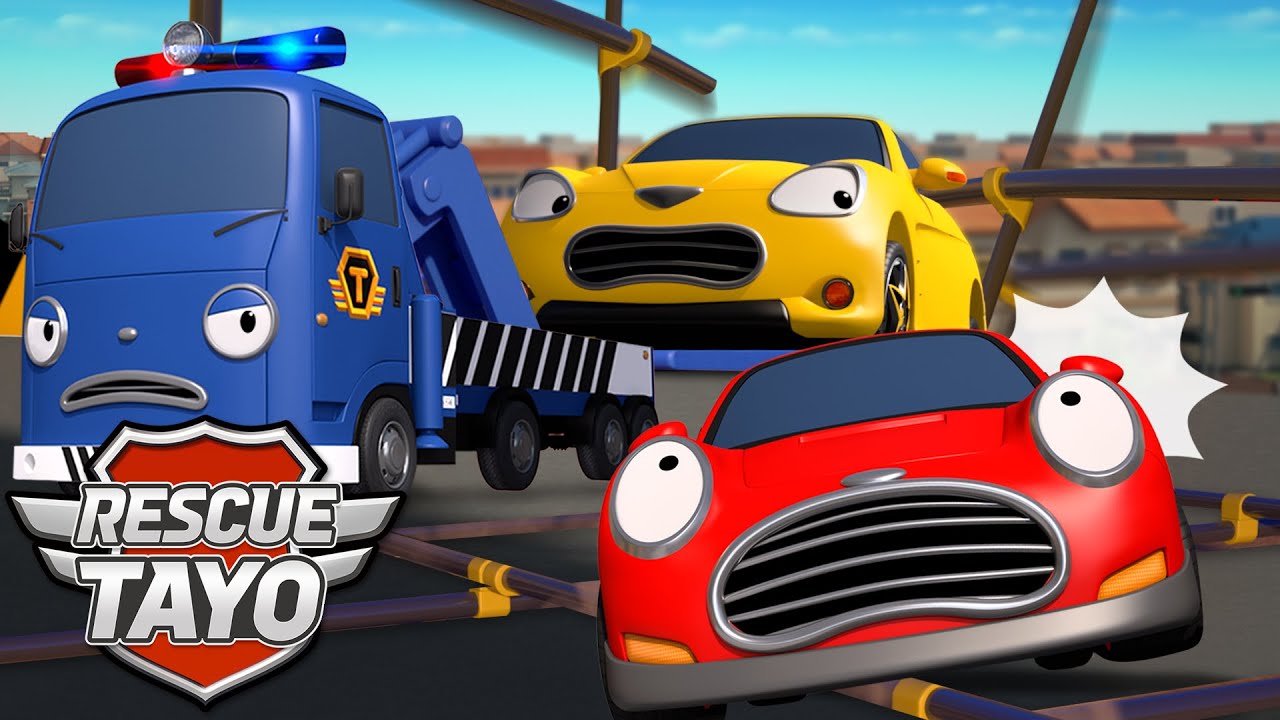 ⼯事現場で事故がおきた！l 子供向けアニメ l 🚨レスキュータヨアニメ l ちびっこバス タヨ