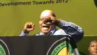 Jacob Zuma sings Umshini Wam