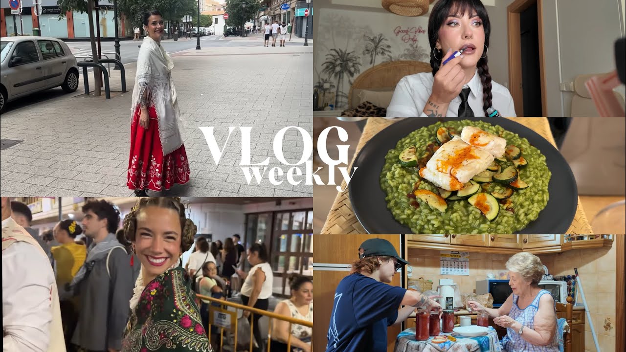 VLOG | una feria de Albacete muy especial, adiós al pelo naranja, adiós playa y hola Madrid 🌺🎡💇🏻‍♀️