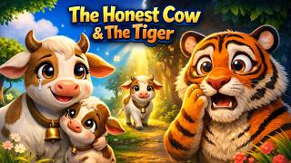 The Honest Cow & The Tiger 🐄🐅 | Kids Story with Powerful Moral