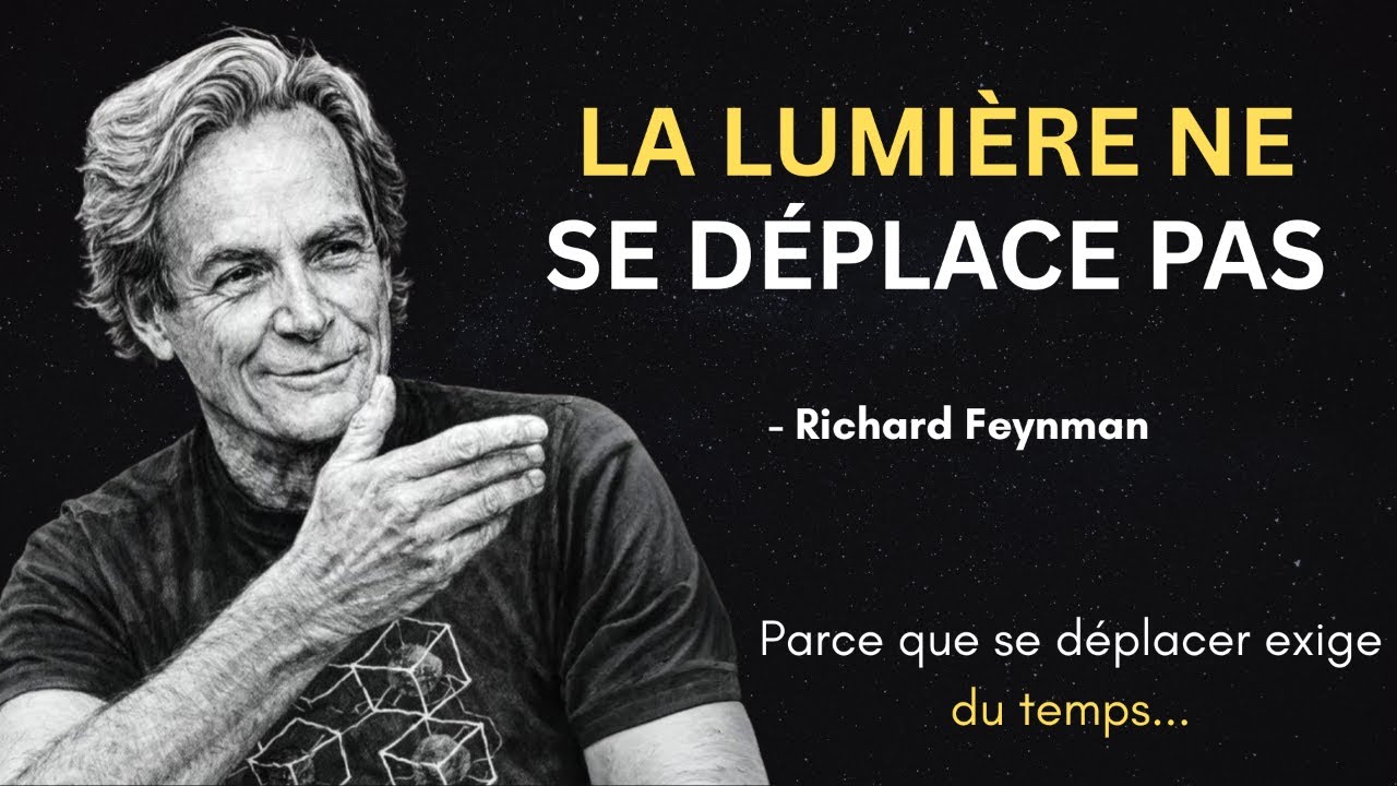 Richard Feynman : La vitesse de la lumière n'est pas une vitesse (Et ça change tout)