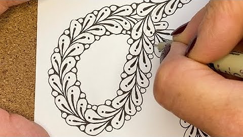 Calm & Relax by drawing  the Tangle - Flux