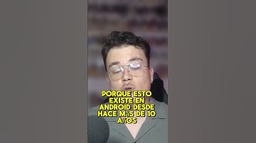 Función de #android que llega una década después a #ios