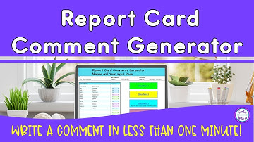 Report Card Comments Generator Short Preview