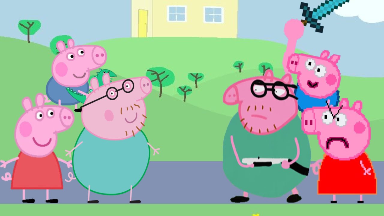 [KOF MUGEN] Peppa Pig, George Pig & Daddy Pig vs. Poppa Peg, Jorge Excremento & Papá Cerdo