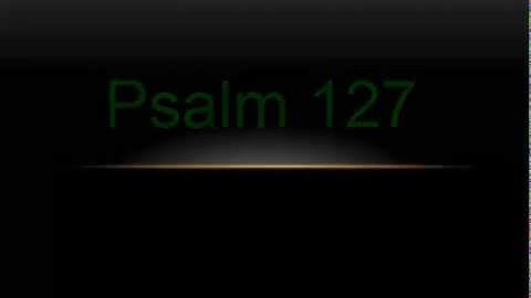 Daily Pearl 019  Psalm 127 - SONG  - Yahova Bhavanam Paniyathirunnal