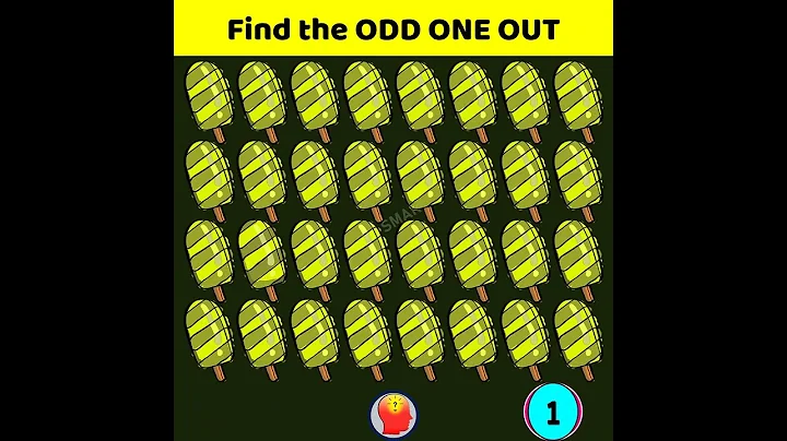 How Good Are Your Eyes | Find The Odd One Out | Eye Challenge | Emoji Quiz Puzzle Games | #shorts