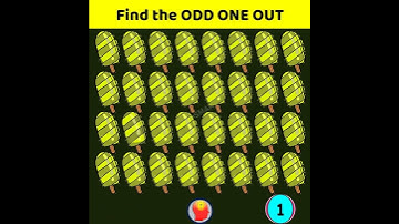 How Good Are Your Eyes | Find The Odd One Out | Eye Challenge | Emoji Quiz Puzzle Games | #shorts