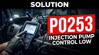 HOW TO FIX P0253 OBD II ERROR CODE - INJECTION PUMP FUEL METERING CONTROL LOW