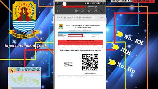 THIS IS HOW TO REGISTER FOR THE 2020 CIREBON REGENCY KTPEL ONLINE | DIKMEDIATECH PROJECT