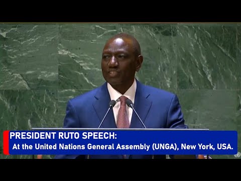 Pres. Ruto Shocks the World with the powerful speech at the UN General ...