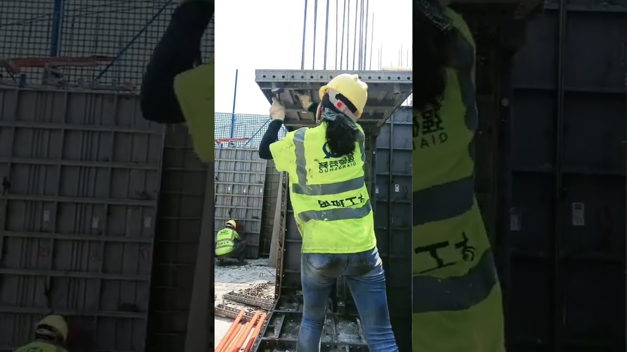 天衢铝模板的施工现场，construction site of tianqu aluminum formwork!