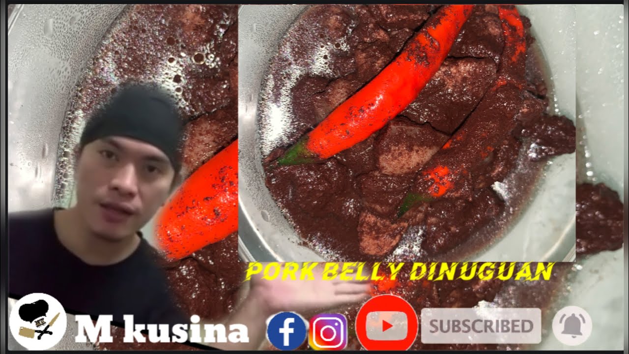 PORK BELLY DINUGUAN HOME RECIPE DINUGUAN RECIPE M KUSINA RECIPE