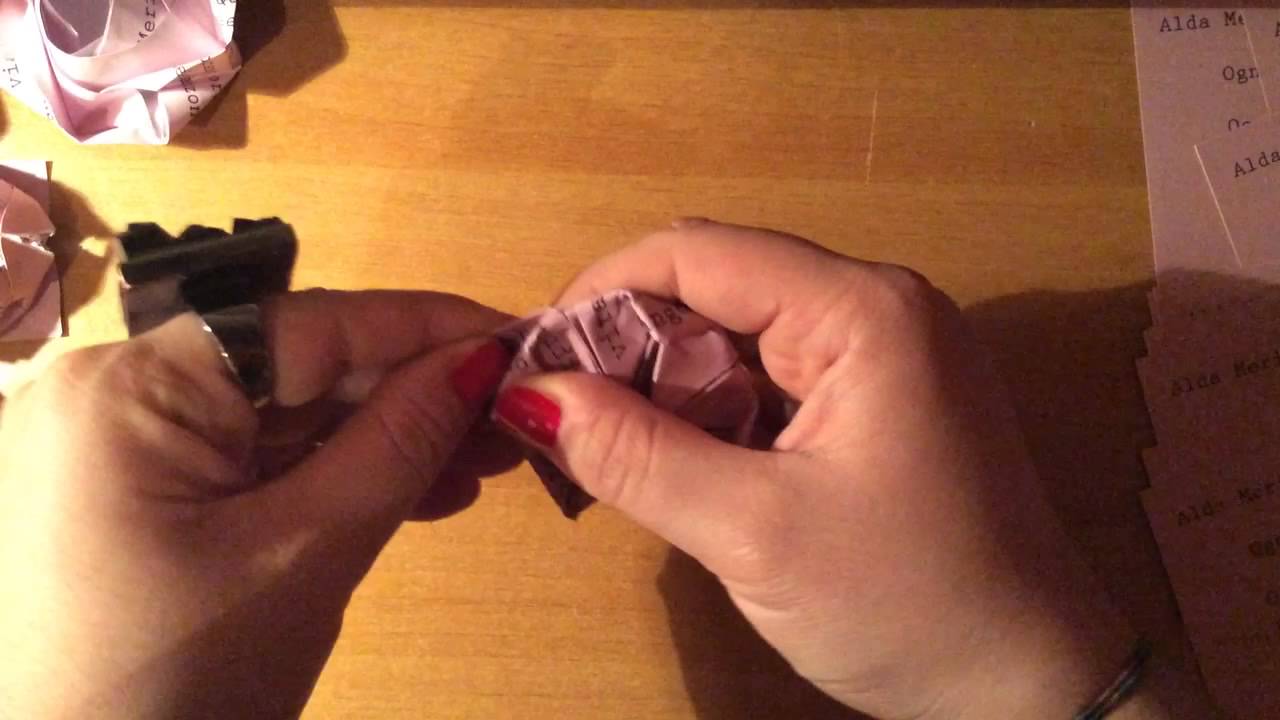 Tutorial Origami Ninfea Progetto MilanoFree DIY YouTube