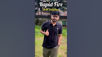 DNA Replication Enzymes ft Rapid Fire with Dr Shubham Muley| Molecular basis of inheritance #neet