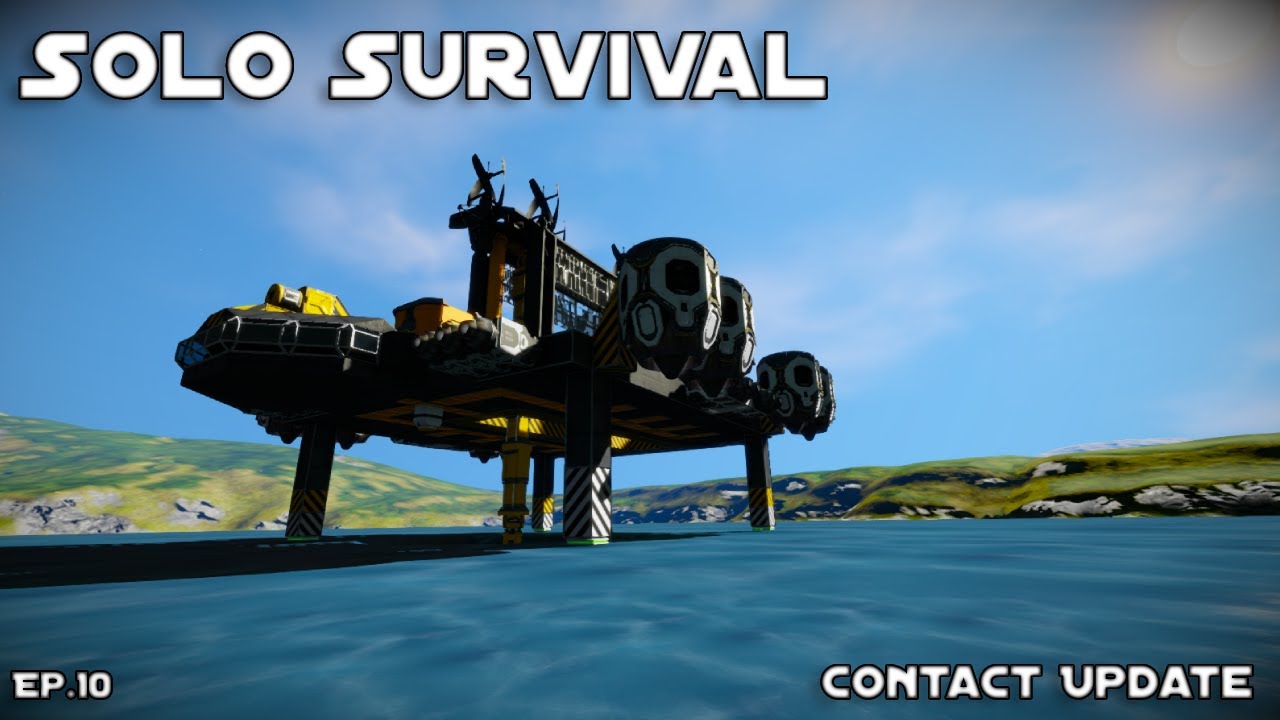 Space Engineers - Solo Survival Contact Ep. 10 - YouTube