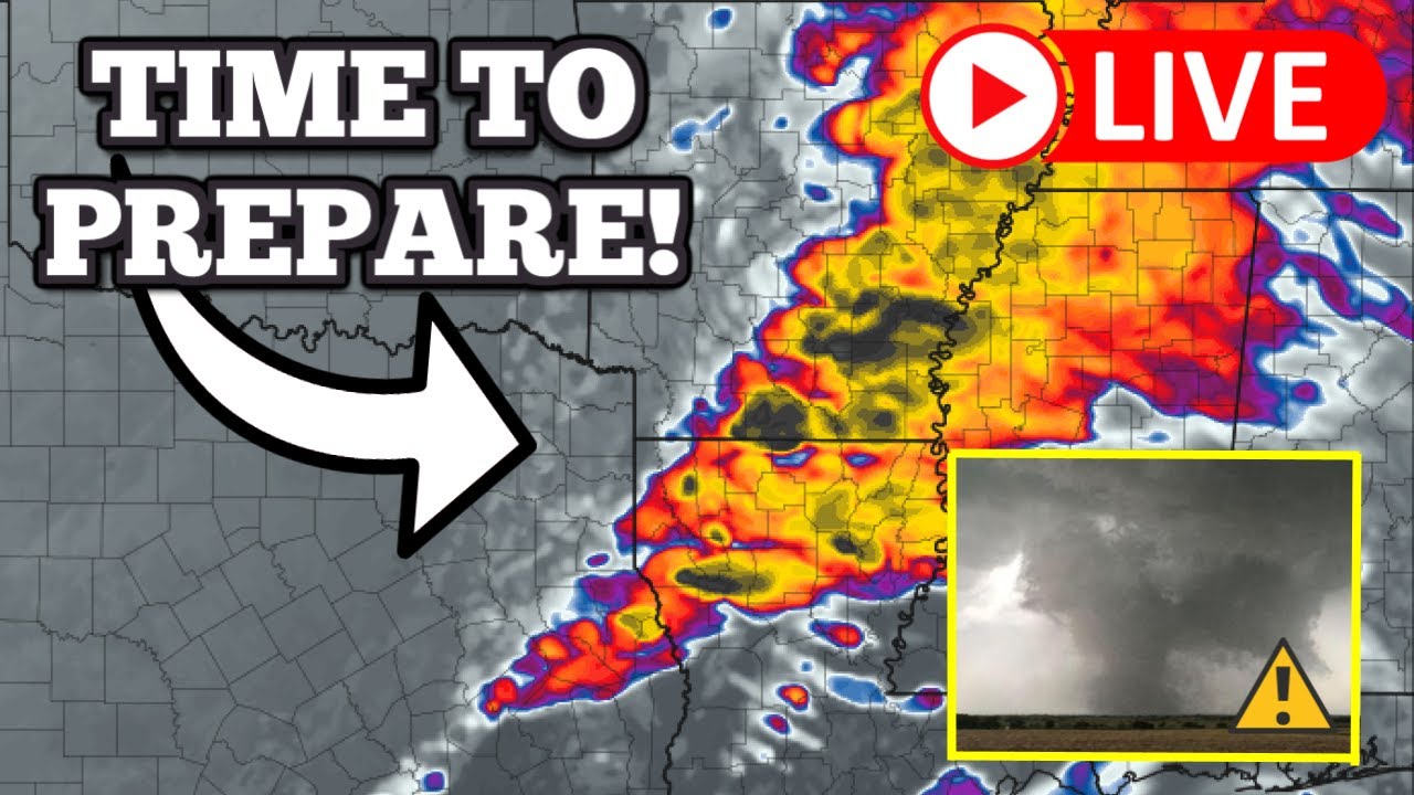 🔴LIVE - Severe Weather Outbreak Coverage - Tornadoes, Significant ...
