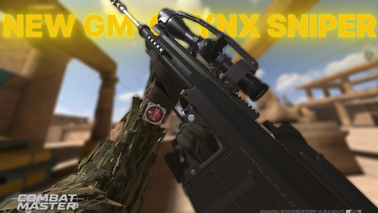 *New* Sniper Gm-6 Lynx Is Here In Combat Master Season 6