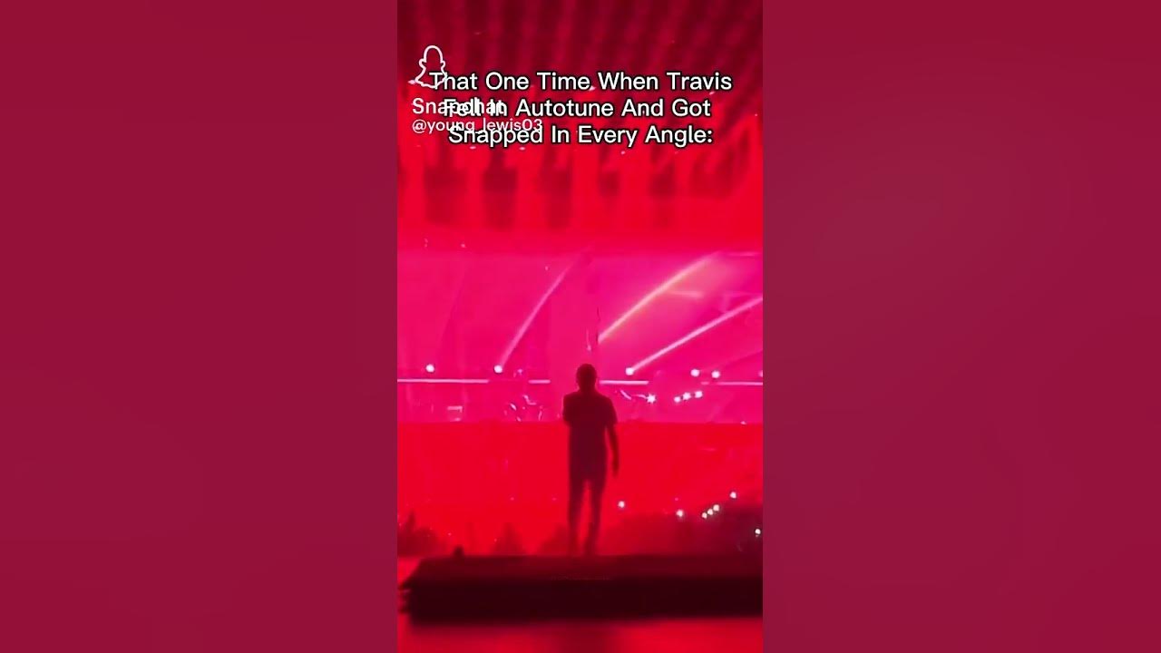 The one time Travis Scott fell in autotune - YouTube
