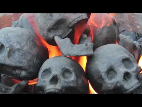 36" Skull Fire Pit