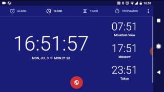 Desk Clock Android 7.x screenshot 2