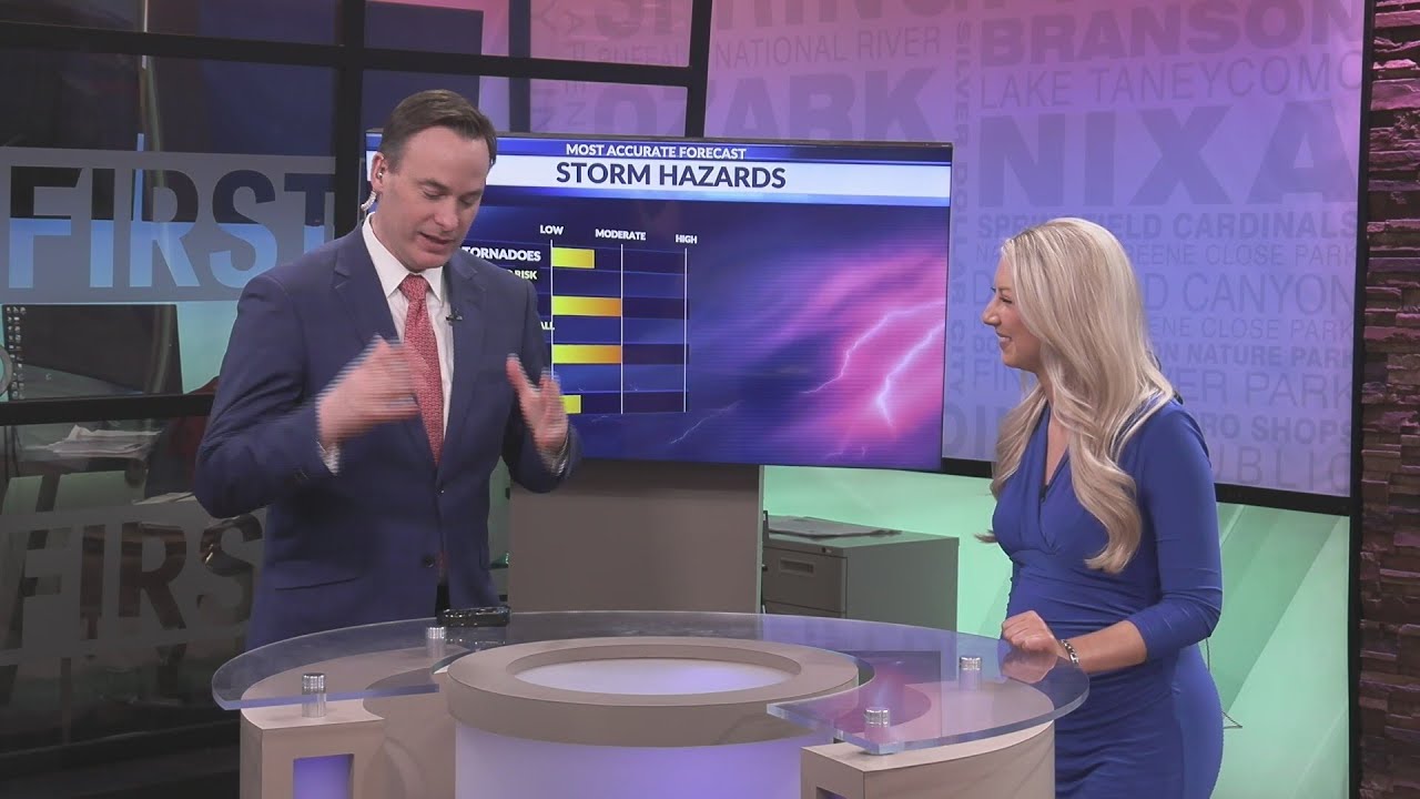 Latest on potential severe weather