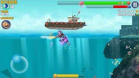 Hungry Shark Evolution - Robotic Shark - Android Gameplay HD #35