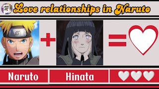 ناروتو : العلاقات الثنائية في أنمي ناروتو || Love Relationships in Naruto || anime