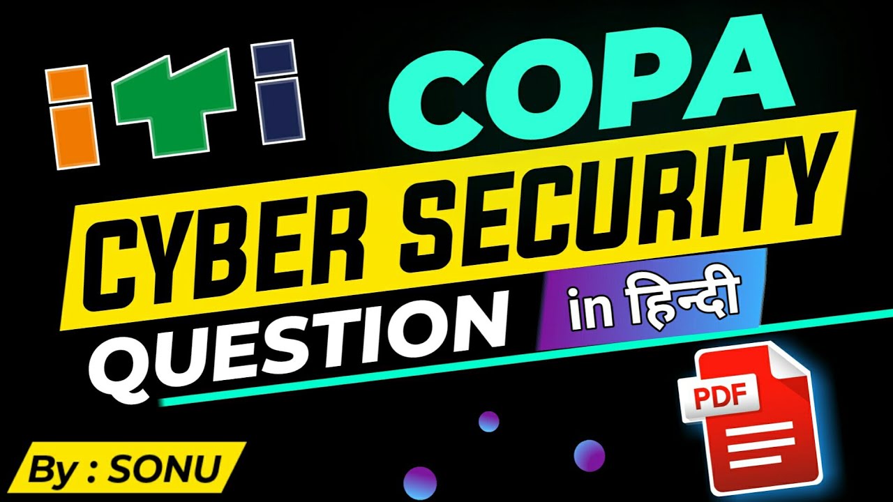 Copa cyber security mcq questions in hindi most important for iti 