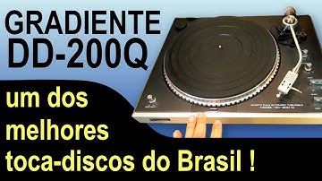 Gradiente DD-200Q, one of the best turntables in Brazil! See this one found in brandnew condition