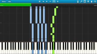 Video thumbnail of "Wakfu - Sur tes Pas [Synthesia] - Piano"