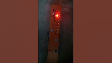 Propeller display testing by led array.