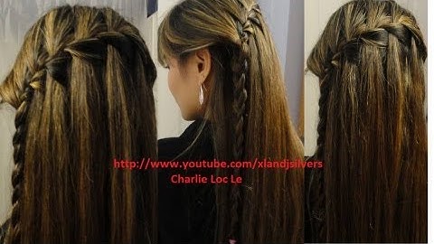 Hướng dẫn tóc: cách tết tóc thác nước