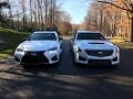 2017 Cadillac CTS-V vs.  2016 Lexus GS F – Redline: Comparison