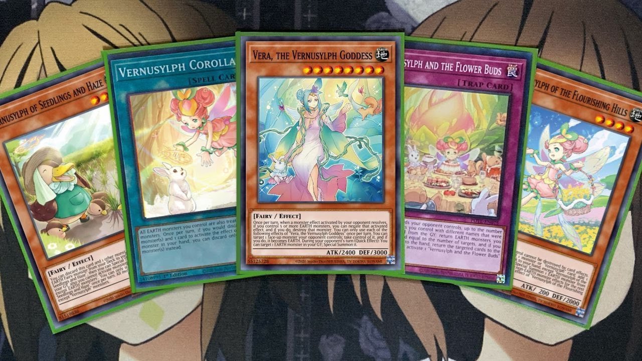 vernusylph deck yugioh CR05-AE165 of the Awakening Forests (SR) except Vernusylph monsters. Vera the Vernusylph Goddess -