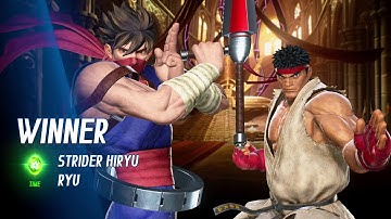 MARVEL VS. CAPCOM: INFINITE Ryu and Strider Hiryu Gameplay