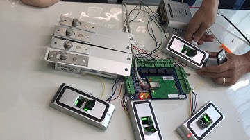 How to upload finger to different readers and manage it by ACB control board software