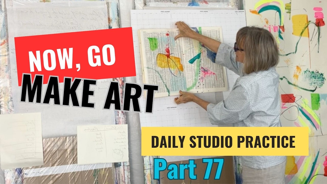 Studio visit 77 Setting art goals and calendars, plus making beautiful ...
