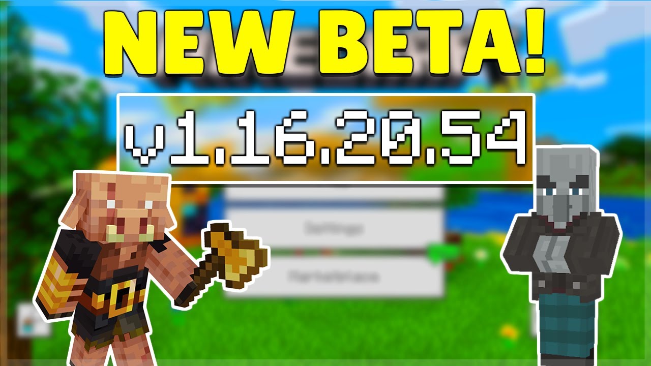 Minecraft Bedrock BETA 1.16.20.50 OUT NOW ! NEW MOB = PIGLIN BRUTE ![  Change Log ] MCPE,Xbox,Windows 