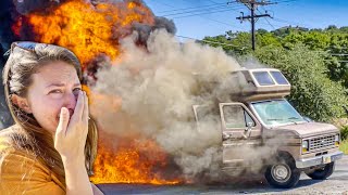 Our Cdanervan Is Destroyed  Scariest Day Of Van Life