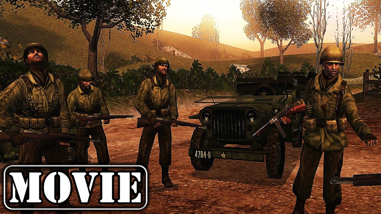 CALL OF DUTY 2 BIG RED ONE 2023 Full Game Movie All Cutscenes