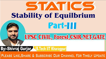 10.Statics:Stability of Equilibrium Problms-Hemispherical bowl /Isosceles Lamina over a Rough Sphere