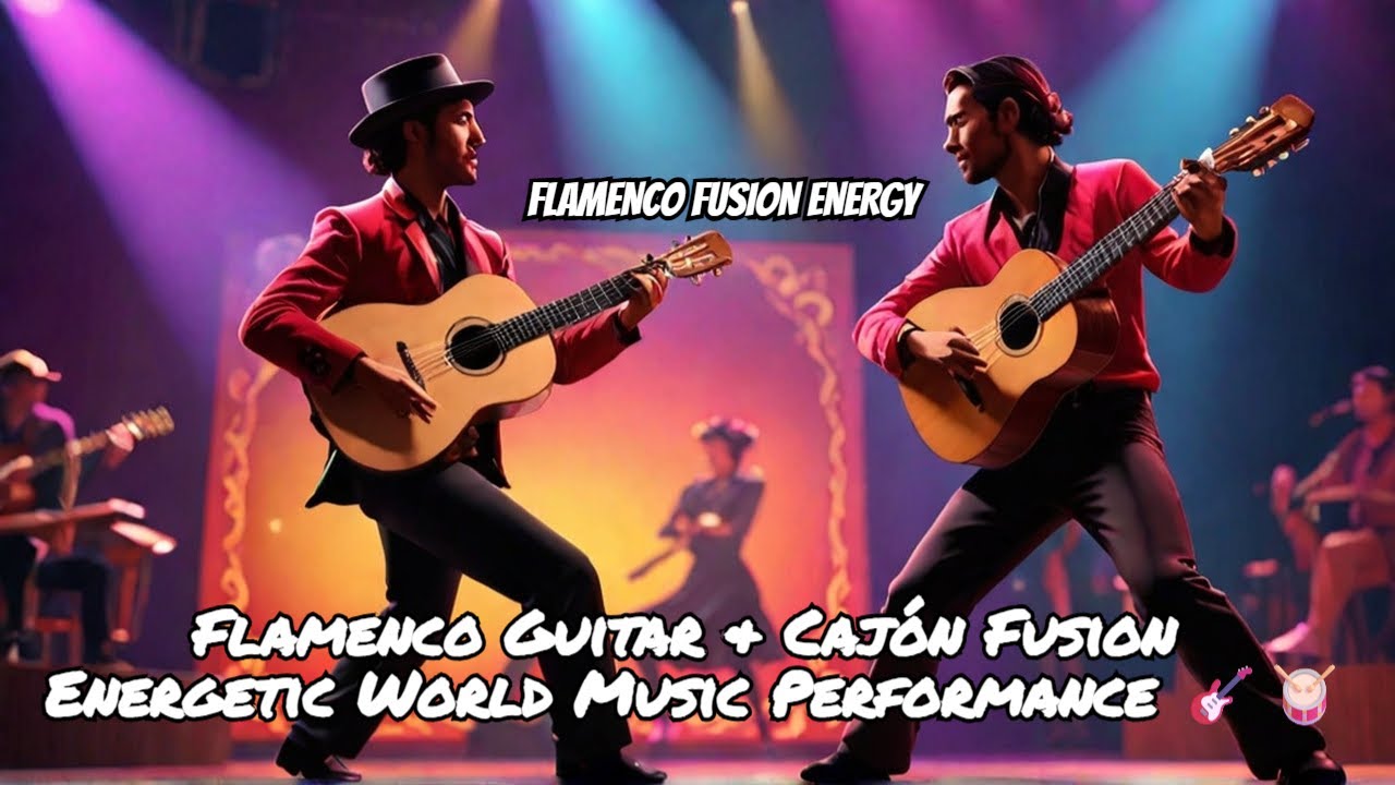 Flamenco Guitar & Cajón Fusion 🎸🥁 Energetic World Music Performance