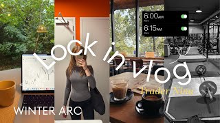 Female FX trader winter arc routine | Productive day in the life vlog